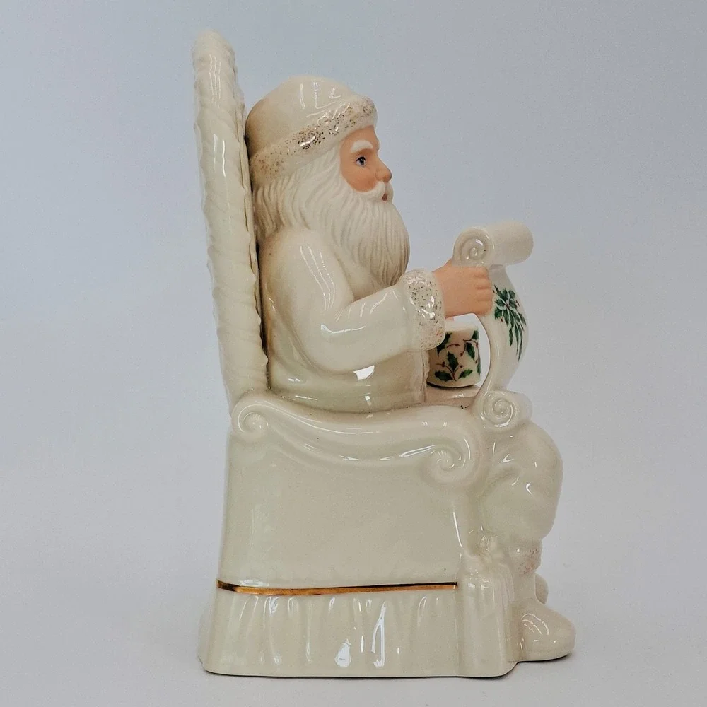 Lenox Holiday Naughty Or Nice Porcelain Christmas Santa #811950